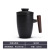 Style Ceramic Cup with Wooden Handle Mug Strainer Tea Cup Household Office Tea Cup Creative with Cover Water Cup