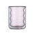 Colored Spiral Glass Double-Layer Cup Milk Cup Home Coffee Mousse Cup Office Glass Juice Cup