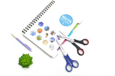 Office Supplies Scissors Household Rubber Paper Cutter Office Stationery Scissors for Students Tailor Paper Cutter