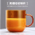 Heat-Resistant Colorful Coffee With Handle Ins Color Glass Daily Necessities Household Milk Oatmeal Breakfast Cup