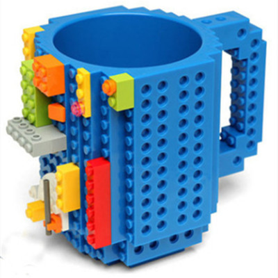 Lego Lego Building Block Cup Assembly Cup DIY Assembly Cup Coffee Cup Mark Handy Cup Creative Personalized Water Cup