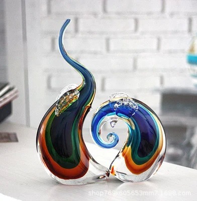 Glass Elephant Decoration Lucky Elephant Decoration Housewarming Gift Glass Elephant Crystal Elephant Pendant