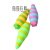 New Slug Decompression Slug Color Matching Snail Caterpillar Pressure Reduction Toy Educational Science and Education Vent Toys Wholesale