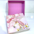 New Unicorn Gift Box Pink Square Gift Box Holiday Custom Wholesale