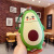 Cute Cartoon Avocado Glass Double Layer Student Minimalist Fresh Mori Water Cup Portable Girl Heart Ins Style