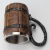 Trade Popular Style Large Capacity Simulation Wood Cup Stainless Steel Liner Mug Large Handle Log Shape Water Cup