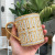 Mosaic Gold Outline Ceramics Mug Business British Style Light Luxury Personalized Water Cup Breakfast Milk Coffee Cup