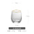 Sijin Household Glass Milk Cup Creative Egg Shape Fruit Drink Cup Transparent Tea Cup Mousse Cup