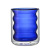 Colored Spiral Glass Double-Layer Cup Milk Cup Home Coffee Mousse Cup Office Glass Juice Cup