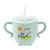 Wheat Straw Children's Straw Water Pot Kids Shatter Proof Straw Cup Milk Baby Cartoon Cute Kindergarten with Lid