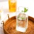 Nordic Ins Square Glass Cup Transparent Drinking Cup Green-Tea Cup Household Heat-Resistant Juice Drink Milk Cup