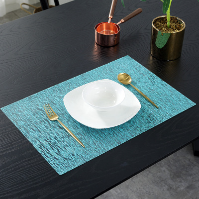 Yijia Nordic Style B Dining Table Cushion Restaurant Hotel Simple Style PVC Pcemat Simple Square Heat Proof Mat