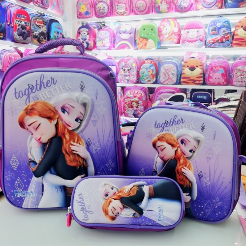 schoolbag backpack cartoon bag backpack 3d bag children‘s bag student bag gift bag trolley bag