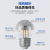 LED Filament and Bulb A60 Semi-Silver Plated Shadowless Bulb E27 Spiral Mouth Magic Bean Chandelier Light Source