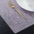 Yijia Nordic Style B Dining Table Cushion Restaurant Hotel Simple Style PVC Pcemat Simple Square Heat Proof Mat