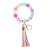 Factory Direct Sales Edible Silicon Beads Bracelet Key Chain Amazon Cross-Border Hot Selling Bracelet Keychain