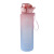 Cross-Border Large Capacity Portable Plastic Cup Rope Holding Frosted Gradient Color Straw Sports Kettle Girls Fitness Sports Bottle