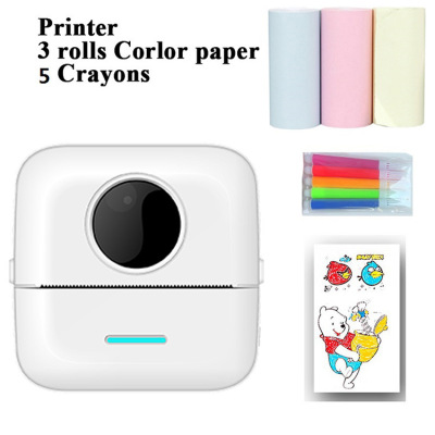 Cross-Border New Arrival X5 Portable Mini Student Wrong Question Pocket Printer Label Photo Bluetooth Thermal Printer