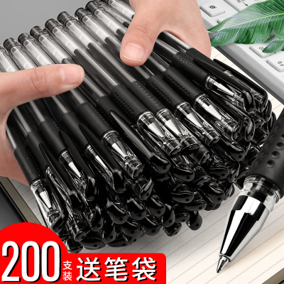 A009 Large Capacity Gel Pen 0.5 Bullet Water-Based Paint Pen Black Blue Red Signature Pen Carbon Pen Students' Supplies