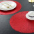 Yijia round Hollow Western Restaurant Tableware Mat Hotel Light Luxury Coffee Cup Mat Chinese Dining Table Red round Table Mat