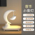 One Piece Dropshipping High Quality Bluetooth Speaker Lamp Led Gift KT-C Wireless Charging Bedside Lamp Small Night Lamp