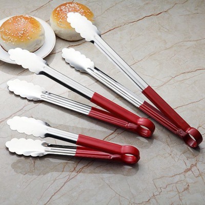 Food Clip Lengthened Food Clip Stainless Steel Vegetable Cold Dish Fried Long Steamed Bread Barbecue Clip