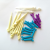 Rainbow Loom Rainbow Rubber Band Knit Device Large Crochet Needle Plastic Loom Crochet DIY Bracelet Accessories Rubber Band