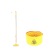 Small Yellow Duck Mop Lazy Mopping Gadget Wet and Dry Hand Pressure Rotating Mop with Bucket Household Hand Wash-Free Wholesale