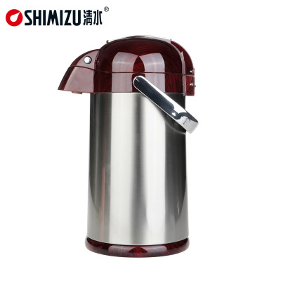 Shimizu/Clear Water Air Pressure Type Thermos Thermal Pot Household Heat Preservation Cup Glass Liner Thermo 4202t