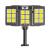 3 New Solar Street Lamp Induction Courtyard Wall Lamp Intelligent Remote Control Outdoor Wall Stall Night Market Lighting Three-in-One