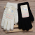 Jacquard Children's Five-Finger Warm Cashmere Knitted Gloves