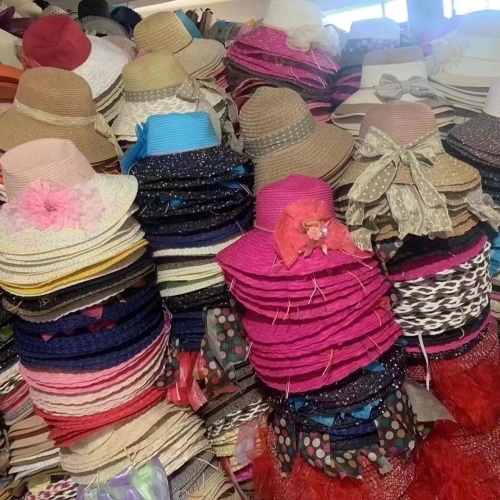 scenic spot hot sale 10 yuan model summer cool hat men and women mixed beach travel cover sun big brim straw hat running stall