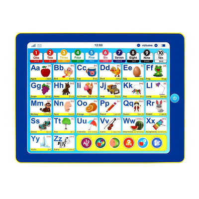 Cross-Border New Product Children's Learning Machine Tablet Smart Toy iPad English Reading Machine Hot Sale English Early Learning Machine