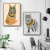 Tiger Entrance Painting Raccoon Aisle Canvas Painting Modern Light Luxury Corridor Owl Hanging Painting Croton Oil Painting