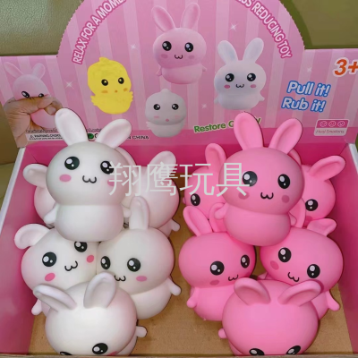 Factory Direct Sales  Squeezing Toy Vent Toys Cute Decompression Flour Rabbit Children Pet Cute Pressure Reduction Toy