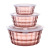 Salad Bowl Three-Piece Lunch Box Portable round Kitchen Food Storage Box Fresh Lunch Box 3-Piece Set Sealed Box