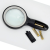 Handheld Magnifying Glass Ok98 Glass Lens with Light 10 Times 20 Times Reading Picture Outdoor Fire Portable Lighting