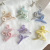 Korean New Solid Color Fabric Craft Winding Large Hair Clip Grip Wholesale Simple Shark Clip Young Girl Jewelry Hair Accessories Summer
