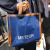 Gift Bag Portable High-End Folding Plastic Bag Hand Holding Clothes Packaging Bag Packing Bag Cloth Bag Printed Logo