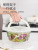 Salad Bowl Three-Piece Lunch Box Portable round Kitchen Food Storage Box Fresh Lunch Box 3-Piece Set Sealed Box