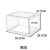 Large Plastic Shoe Box Transparent and Dustproof Magnetic Door Football Wall High-Top Basketball Shoes a Sneakers J Hand-Made Storage Box