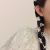 Clip Hairware Pearl Barrettes Back Head Temperament Trumpet Bangs Grip Female Korean High Sense Shark Clip Hairpin