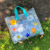 New Portable Transparent Flower Clothing Store Bag Gift Bag High-Grade Plastic Bag Packing Bag Small Fresh Bag