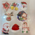 Christmas Series Stickers Wishing Card