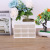 Transparent Jiugongge Storage Box Drawer Mini Cute Student Desktop Stationery Tape Jewelry Storage Rack