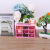 Transparent Jiugongge Storage Box Drawer Mini Cute Student Desktop Stationery Tape Jewelry Storage Rack