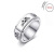 Ornament Titanium Steel Can Be Cross-Border Hot Male European and American Amazon Stainless Steel Couple Rotatable Ring