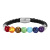 Korean Fashion Creative Colorful Rainbow Men's and Women's Woven Bracelet Adjustable Bracelet in Stock Whole