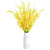 5 Fork Yellow Dancing-Lady Orchid Simulation High-End Flower Wedding Home Decoration Literary Heart Phalaenopsis Fake Bouquet Factory Wholesale