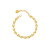 Xuping Jewelry Vintage Plated 24K Gold Car Flower Clover Bracelet Bride CrossBorder HeartShaped Bracelet for Women